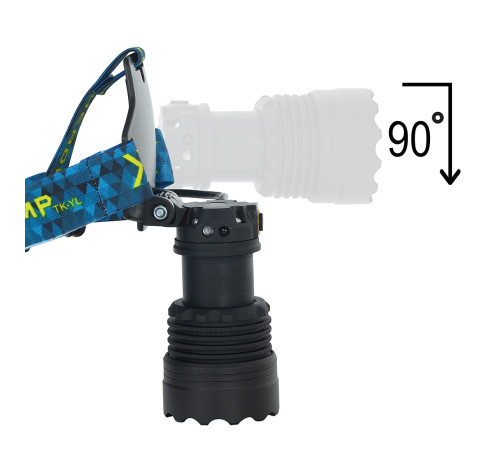 CREE P360 - 12,000 LÜMEN ŞARJLI KAFA LAMBASI WATTON WT-627