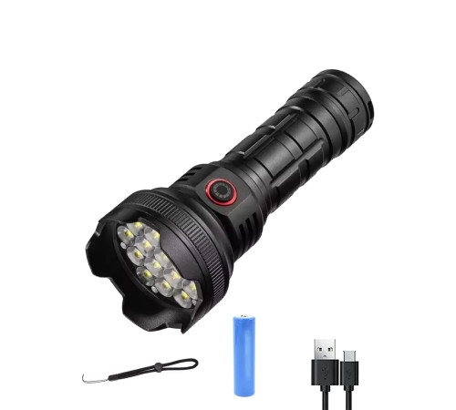 19 LED 5 MOD GENİŞ AÇI EL FENERİ WATTON WT-705