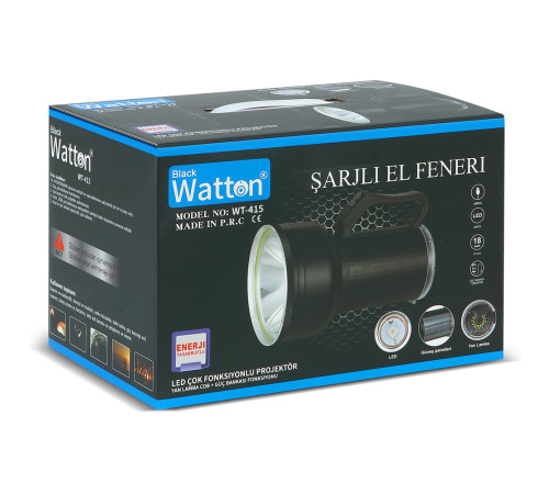 GT LED TAŞINABİLİR GÜNEŞ SOLAR LEDLİ FENER WATTON WT-415