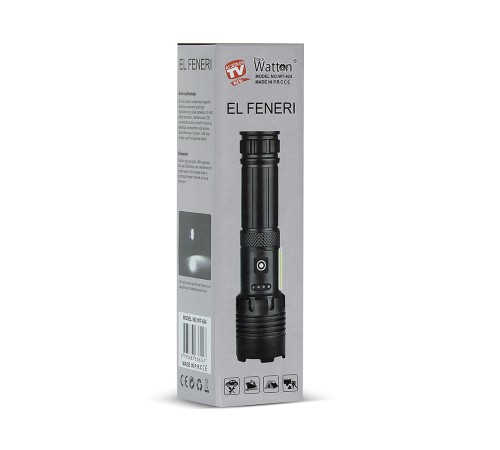 7 Mod TX6 POWERBANK EL FENERİ WATTON WT-624