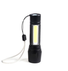 Mini Çok Güçlü Şarjlı El Feneri ( XPE+ COB LED ) Watton Wt-030